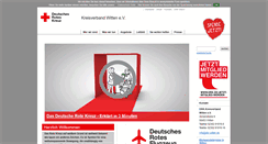 Desktop Screenshot of drk-witten.de